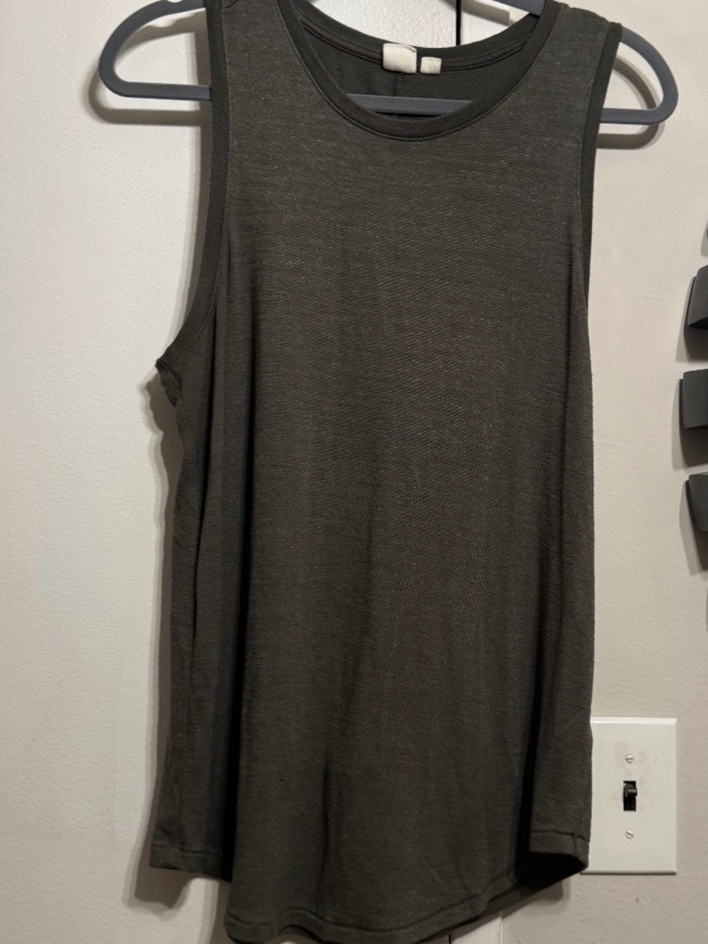 Green Knit Tank Size M